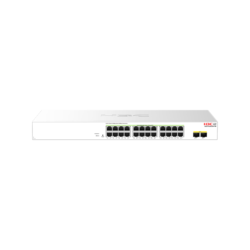 H3C 小贝优选 US210-24G2XF-HP 强Web网管交换机
